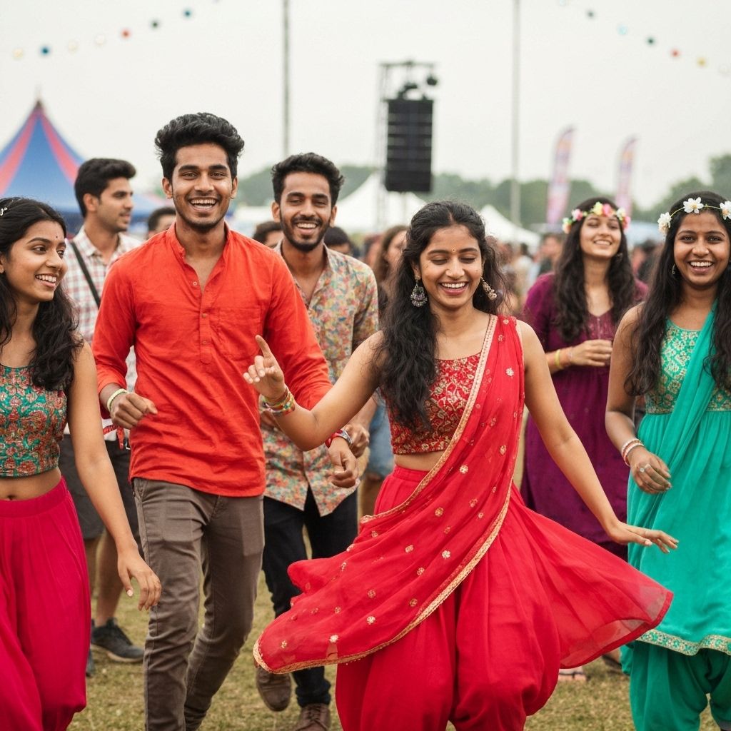 Music festival vibes